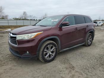  Salvage Toyota Highlander