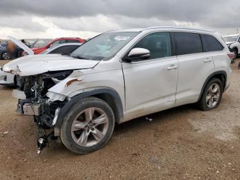  Salvage Toyota Highlander