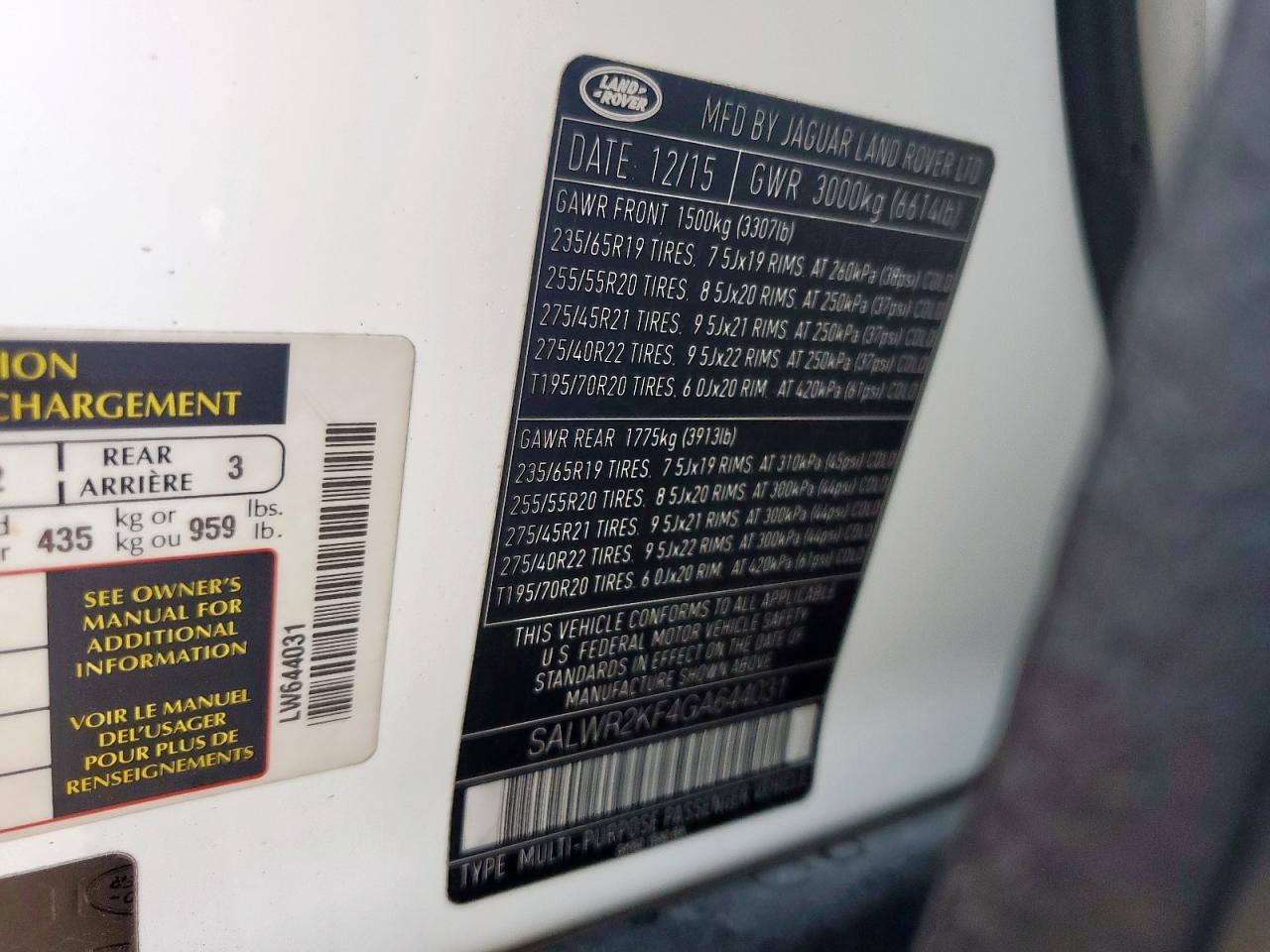 Land Rover Range Rover Hse Image 9