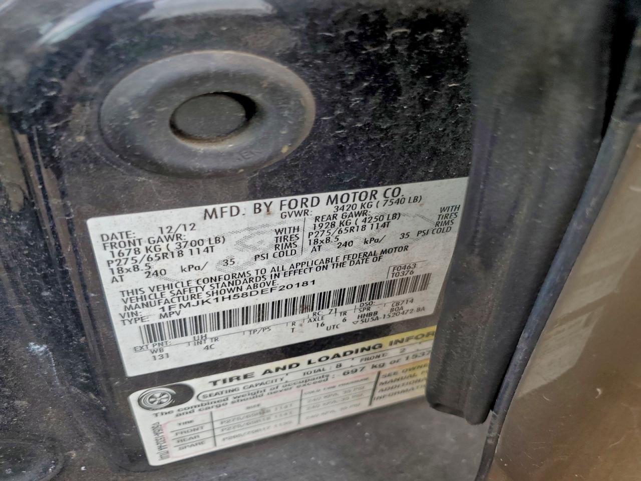 Ford Expedition El Xlt Image 8