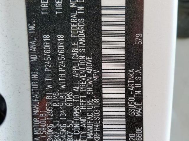 Toyota Highlander Le Image 13