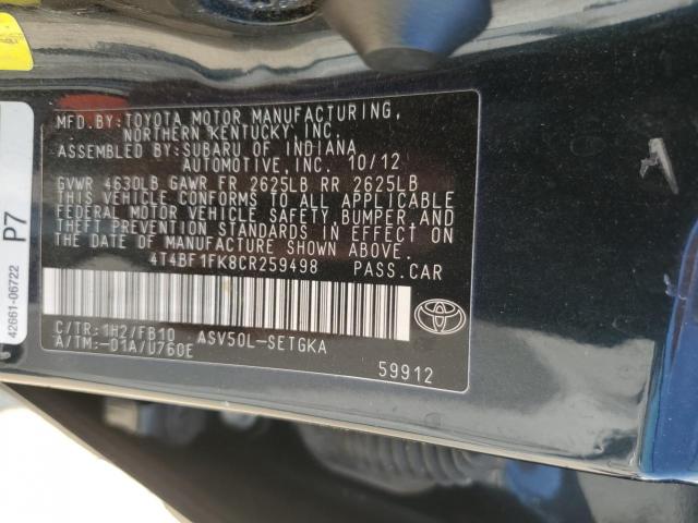 Toyota Camry Base Image 9