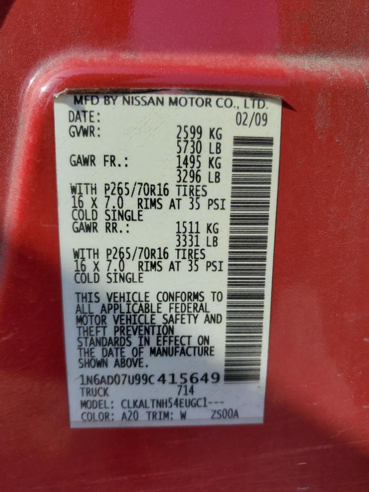 Nissan Frontier Crew Cab Se Image 8