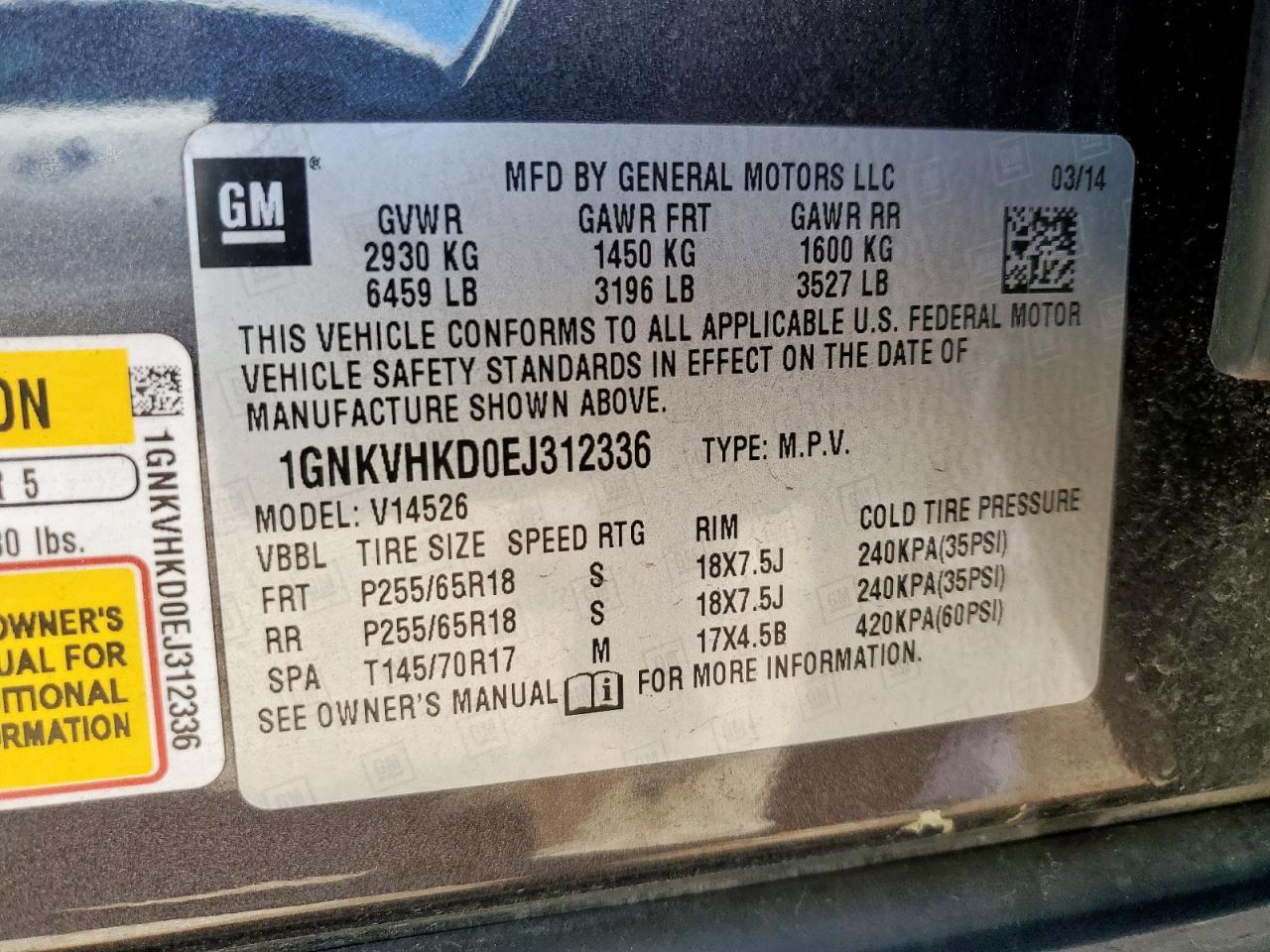 Chevrolet Traverse Lt Image 13