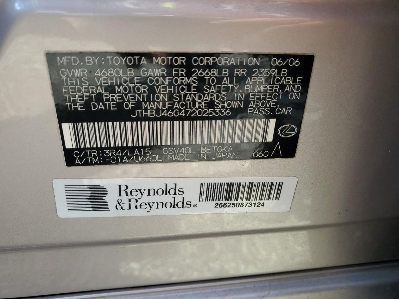 Lexus Es 350 Image 12