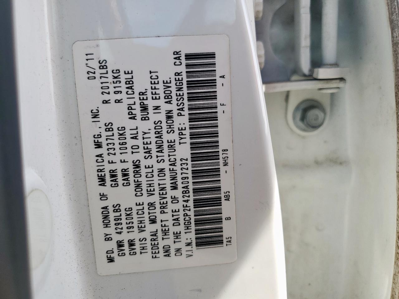 Honda Accord Lxp Image 9