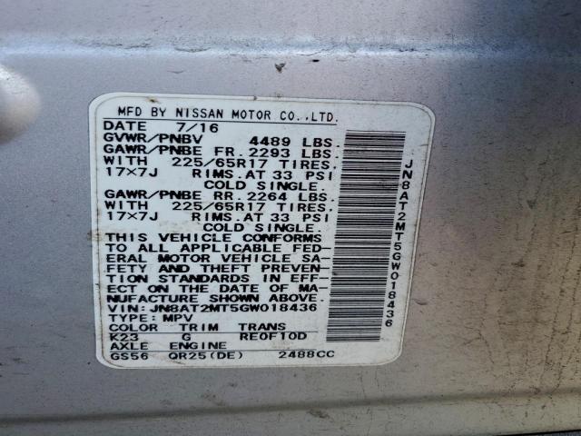 Nissan Rogue S Image 9