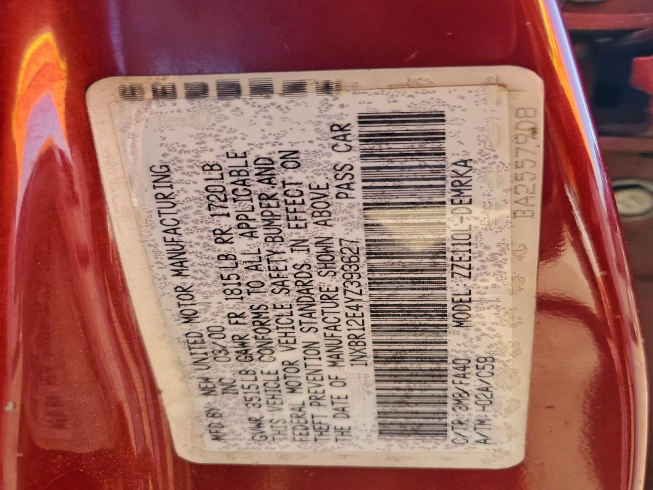 Toyota Corolla Ve Image 10