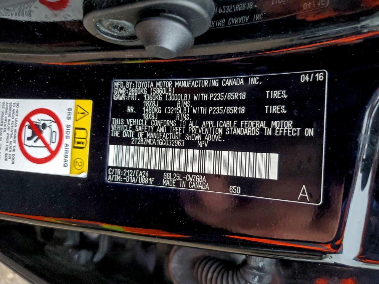 Lexus RX 350 Base Image 12