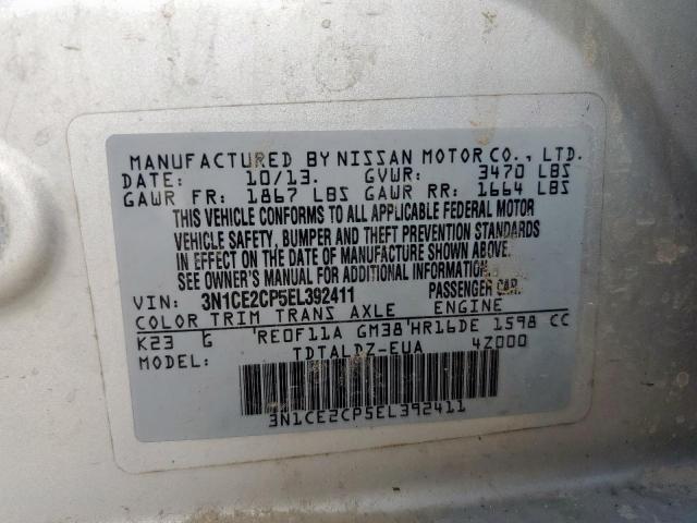 Nissan Versa S Image 10