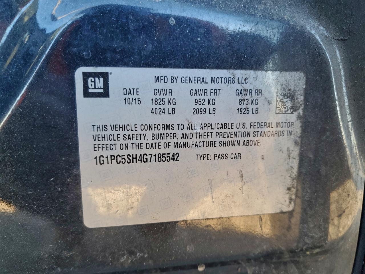 Chevrolet Cruze Ls Image 12