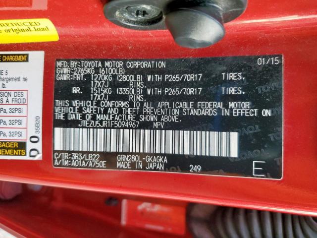 Toyota 4Runner Sr5 Image 13