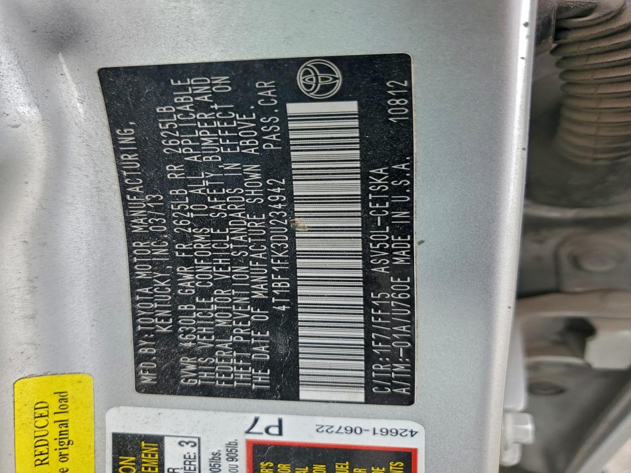 Toyota Camry L Image 2