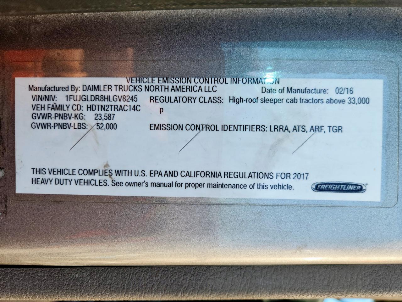 Freightliner Cascadia 1 Image 7