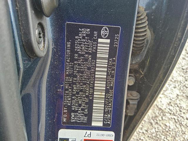 Toyota Camry Base Image 12