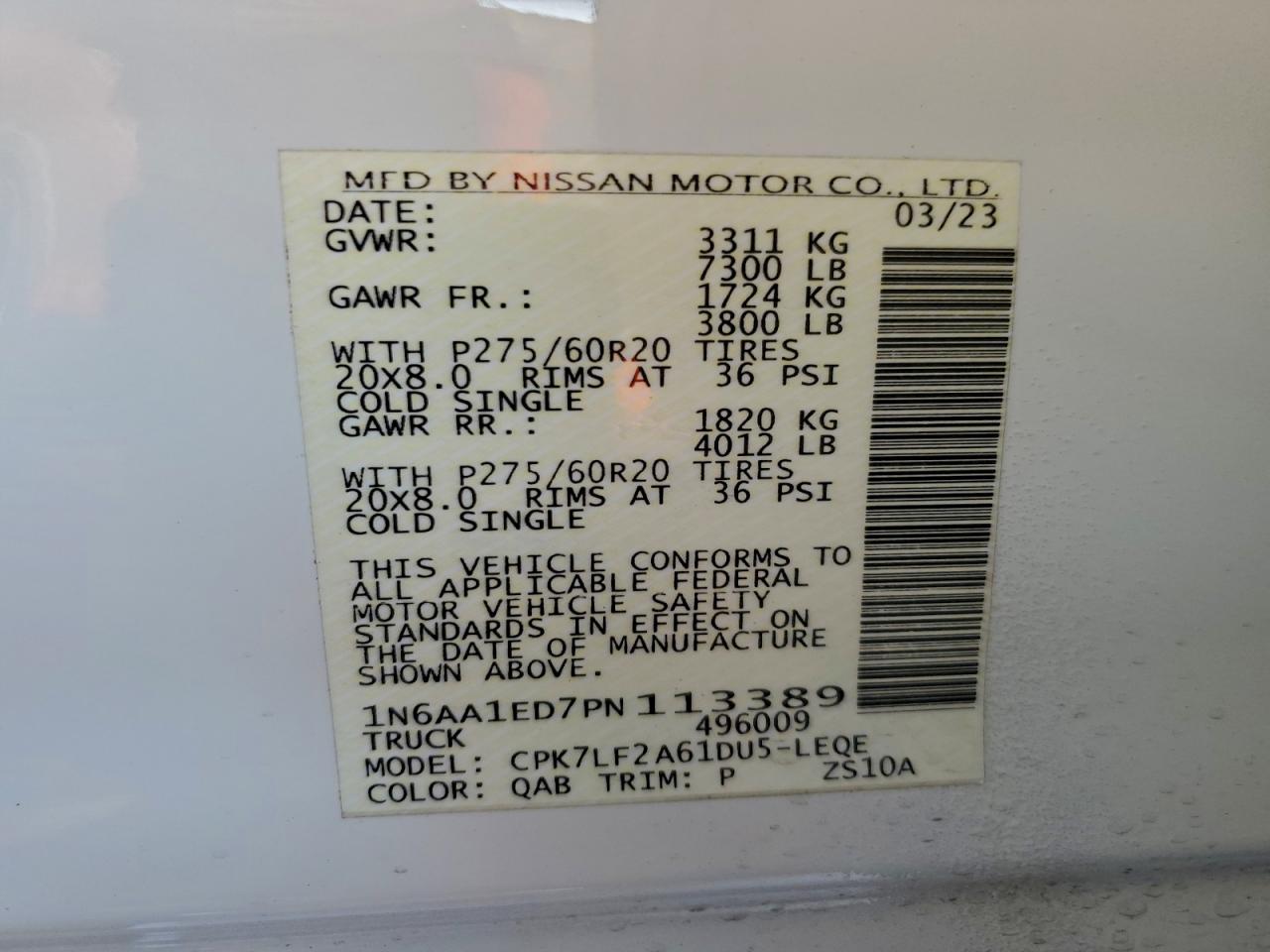 Nissan Titan Sv Image 5