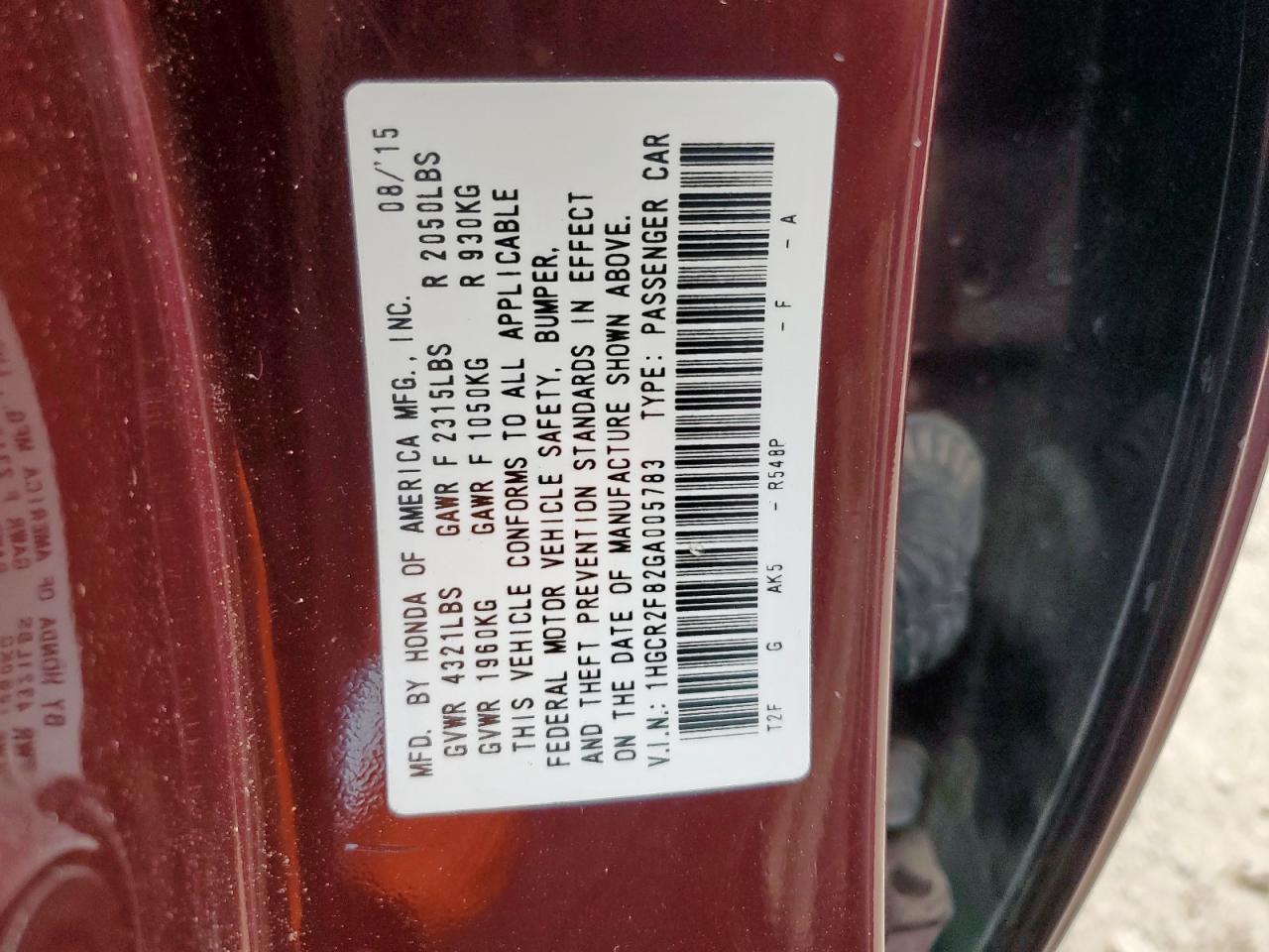 Honda Accord Exl Image 13