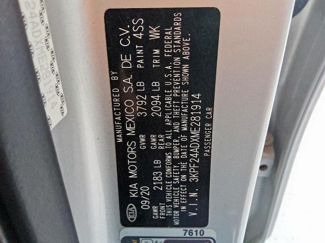 Kia Forte Fe Image 2