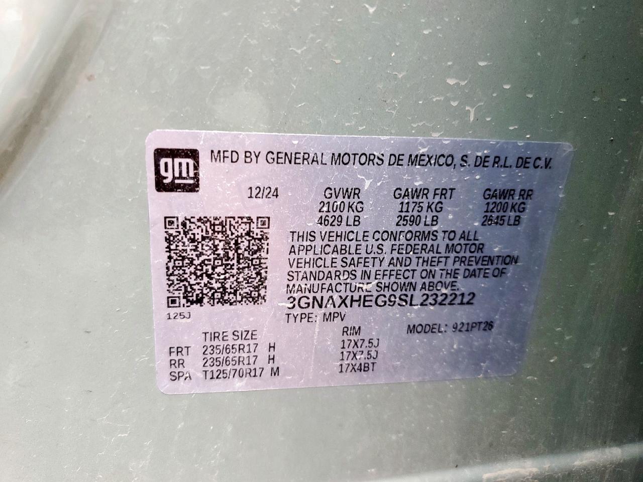 Chevrolet Equinox Lt Image 11