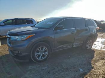  Salvage Toyota Highlander