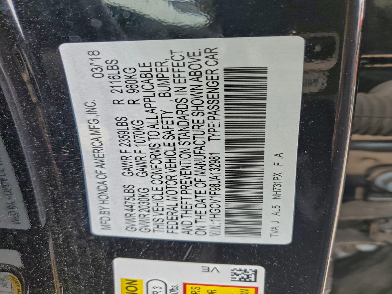 Honda Accord Touring Image 11