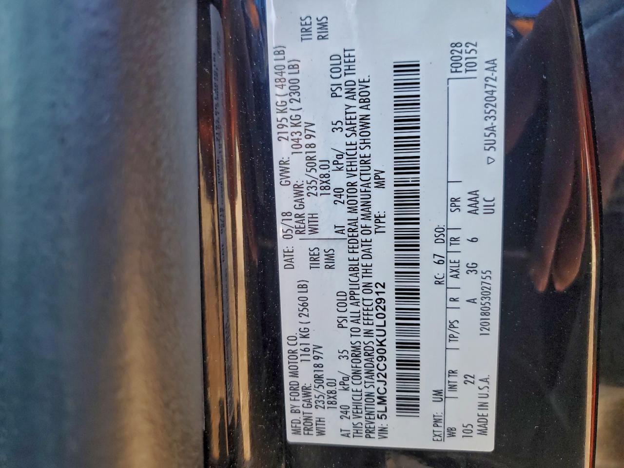 Lincoln MKC Select Image 10