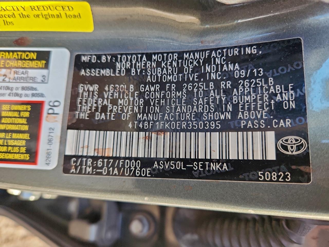 Toyota Camry L Image 11