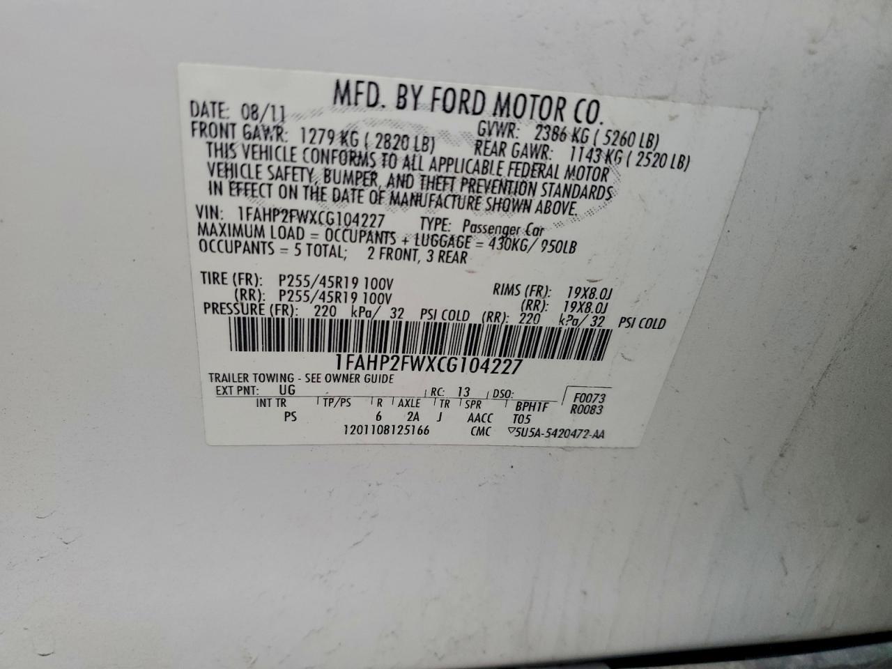 Ford Taurus Limited Image 10