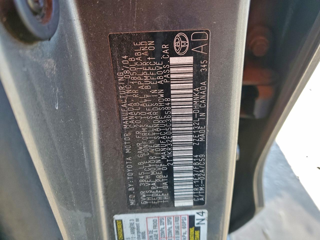 Toyota Matrix Xr Image 6